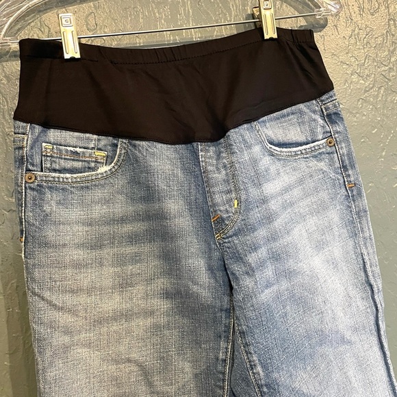 Maternity Citizens of Humanity Flare jeans Faded Washed Cotton Spandex USA 30 - Picture 4 of 7